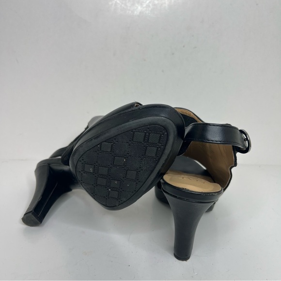 Naturalizer Black Women's Heeled Sandals Clogs Womens 8 - Picture 5 of 6